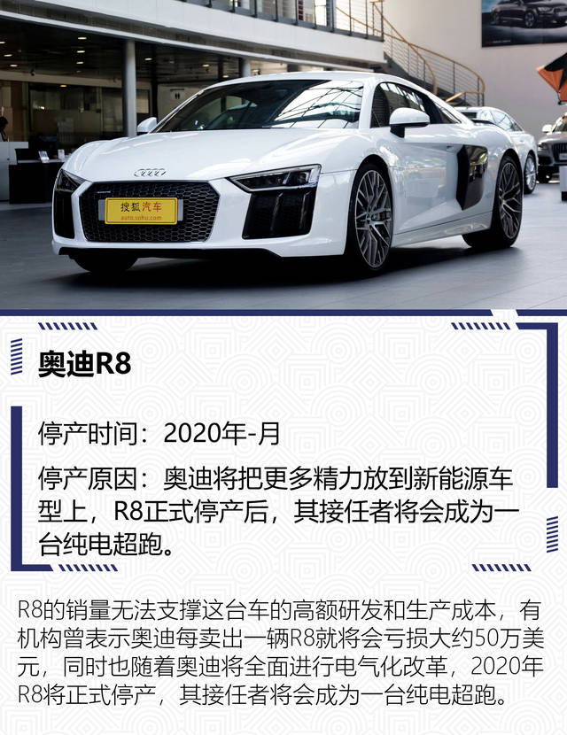 奥迪唯一量产超跑r8正式告别