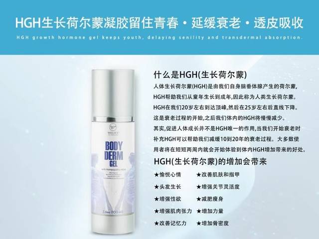 welife ——hgh 凝胶是什么?hgh 有何特殊作用?