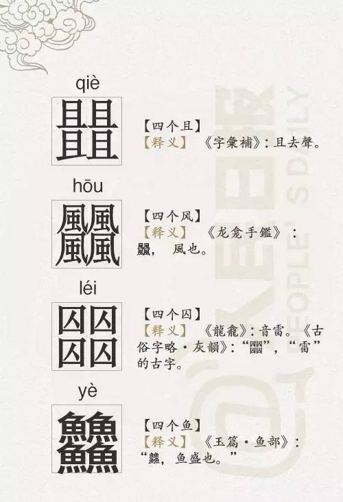 人民日报发布四叠字,五叠字,六叠字,八叠字,涨知识了