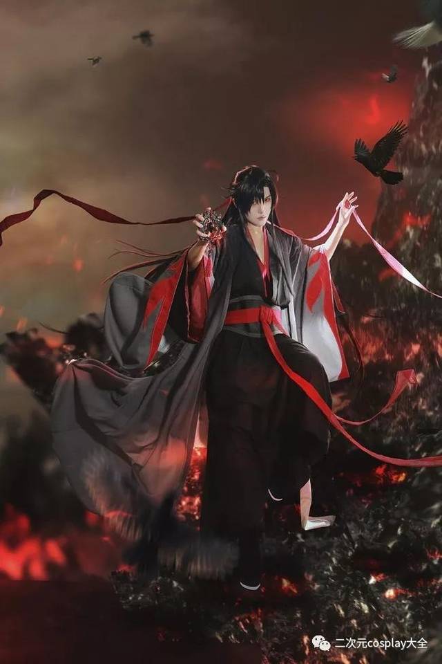 《魔道祖师》魏无羡cos,每张皆壁纸,给我视觉与心灵的