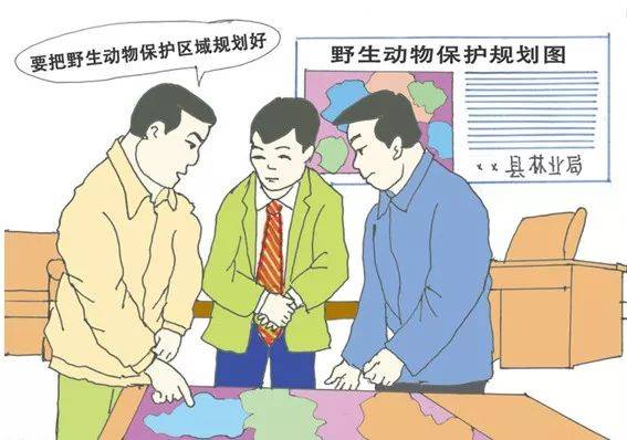 漫画野生动物保护如何依法落到实处