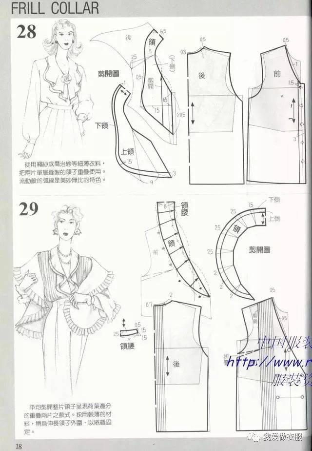 超多领子的画法,干货初学者必备