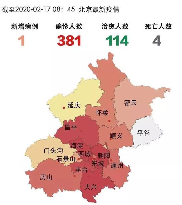 2月16日北京新增1例确诊病例!