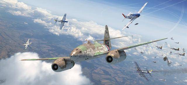 原创二战德国装备先进的喷气机me 262 为何没能挽救失败的战局