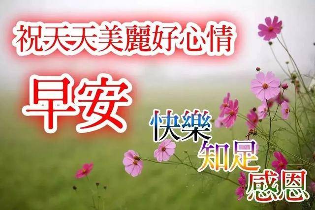人生最大的幸福就是身体健康,出入平安,早安