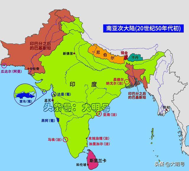 图说尼泊尔领土变迁,1816年一次性损失1/3的国土面积