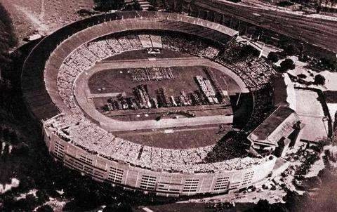 赫尔辛基奥运会会场 1952年,新中国第一次参加了芬兰举办的赫尔辛基