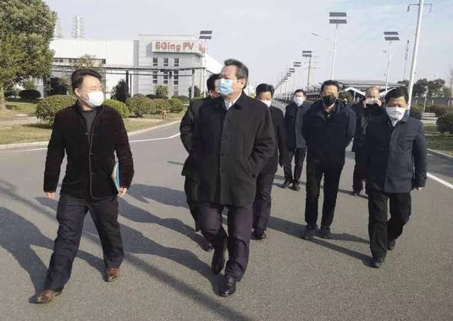 俞志平走访调研金坛区企业复工复产和疫情防控情况