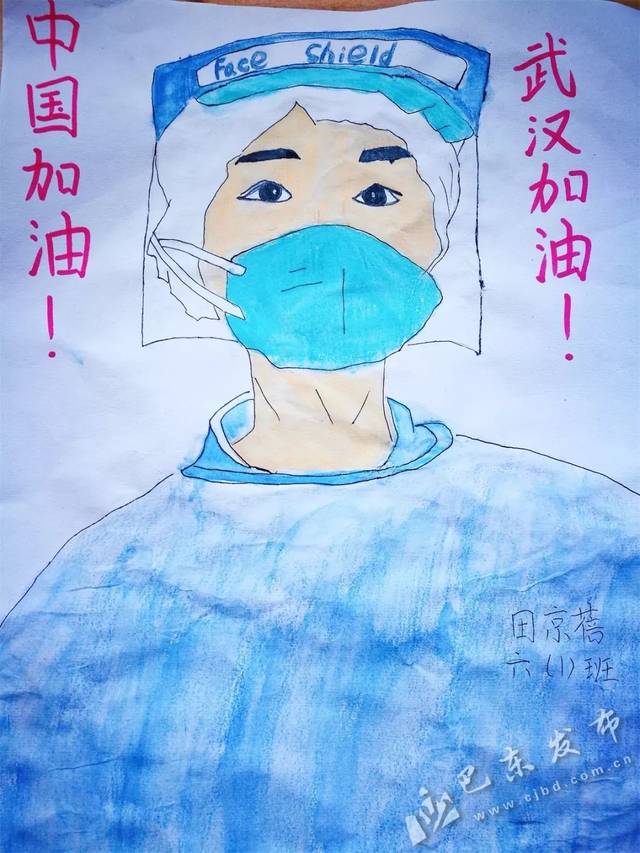 "童"心协力抗疫情,巴东小朋友有"画"说