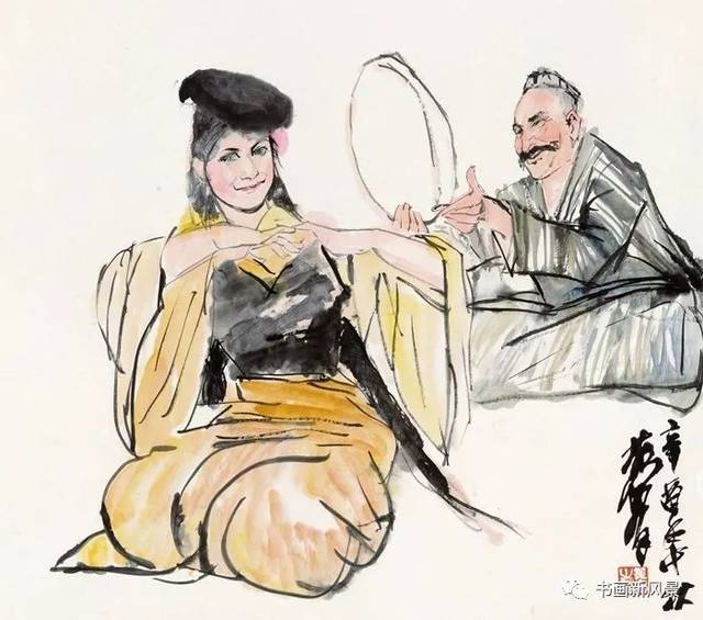 毛泽东主席曾评价"黄胄是新中国自己培养出来的有为的青年画家,他能