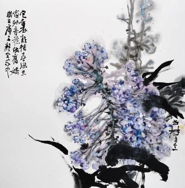 "画坛行者"于世林:春暖花开系列水墨作品微展|笔墨-战"疫"