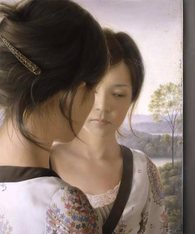 日本艺术家超写实人体油画,逼真动人
