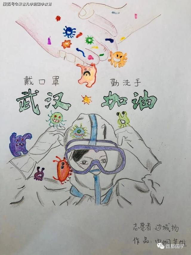 新冠肺炎疫情防控,这些中国最美逆行者 (学生征文,绘画)