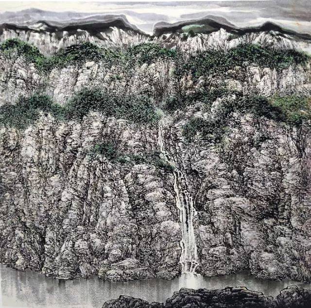 燕山画派陈克永山水作品欣赏