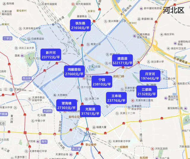 04 河北区"上三区"说完了,血拼哥接下来说下天津的"下三区"房价和