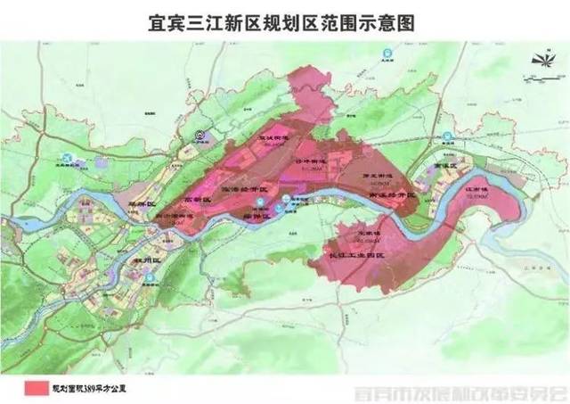 宜宾人快看过来!三江新区包含哪些地方?这几张图告诉你!