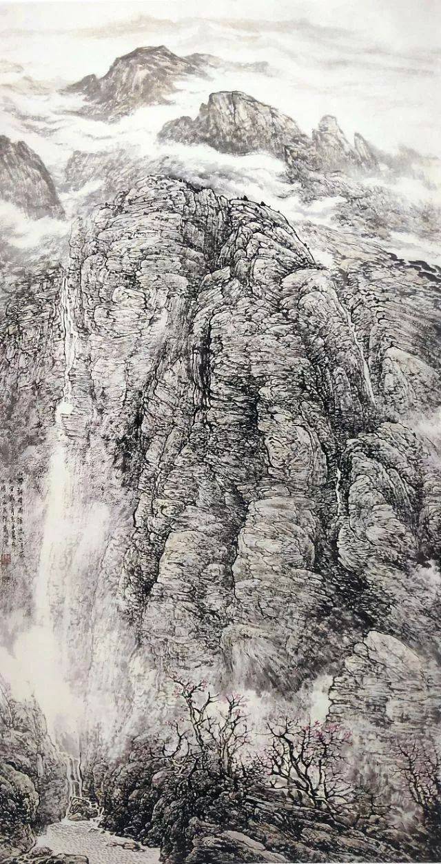 燕山画派陈克永山水作品欣赏