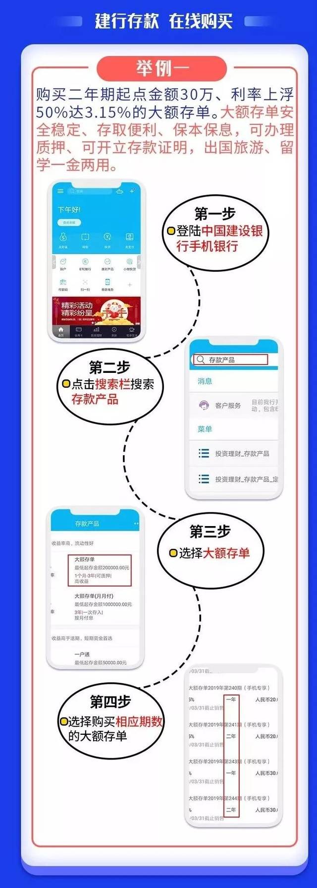 【云端战疫】建行手机银行业务办理指南——存款产品篇