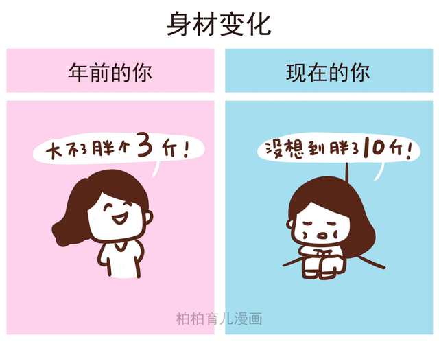 原创年前vs现在,孩子妈已经变成了另外一个人