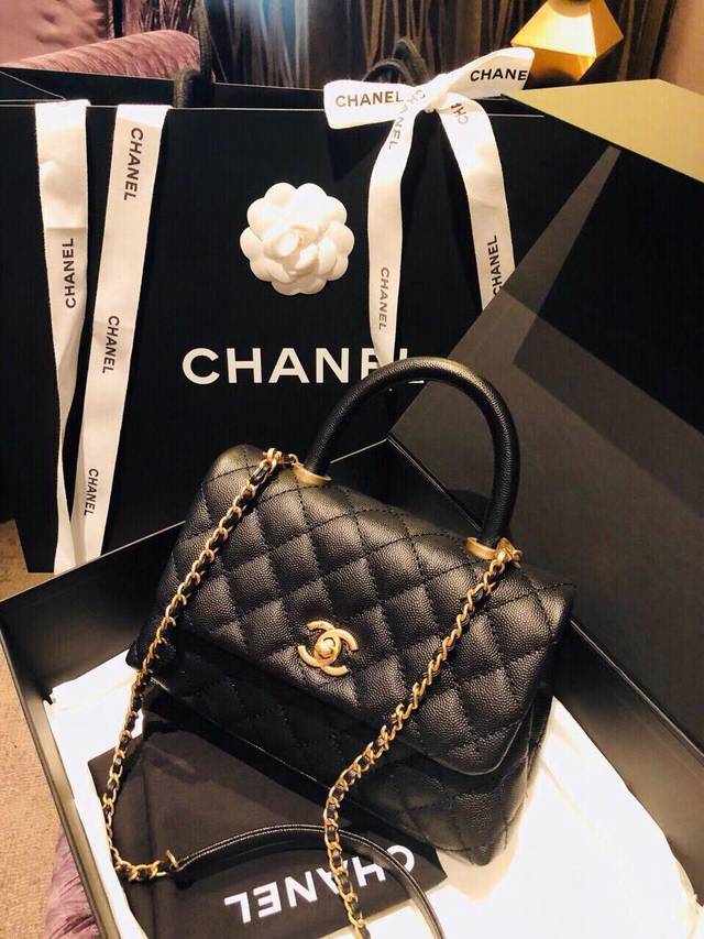 chanel coco handle包包尺寸及参考对比图