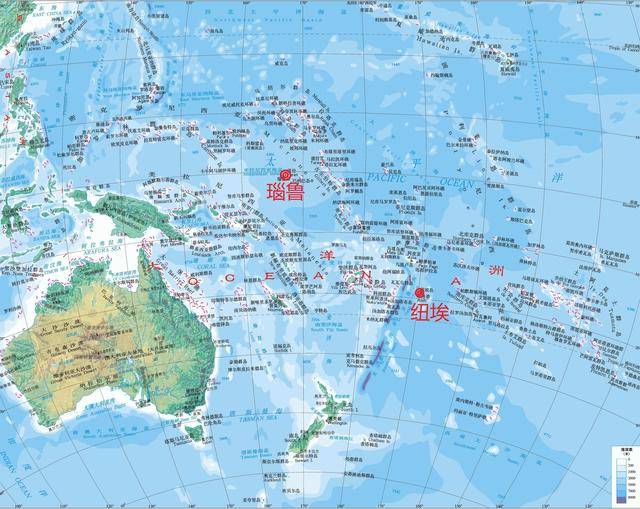 全部国土几乎仅有一个岛屿组成的国家:巴巴多斯,瑙鲁和纽埃