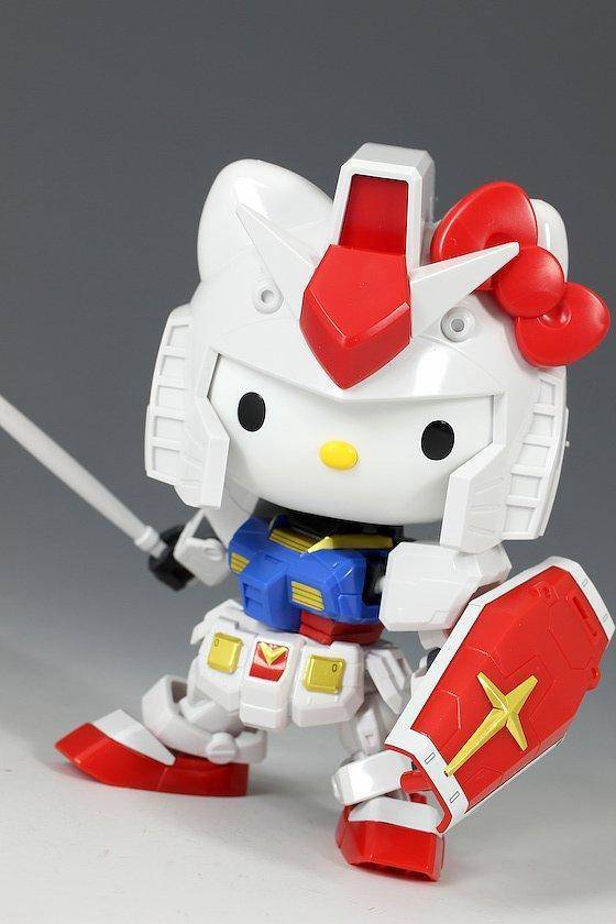 模玩资讯:hello kitty/rx-78-2 高达&kitty哈罗出货