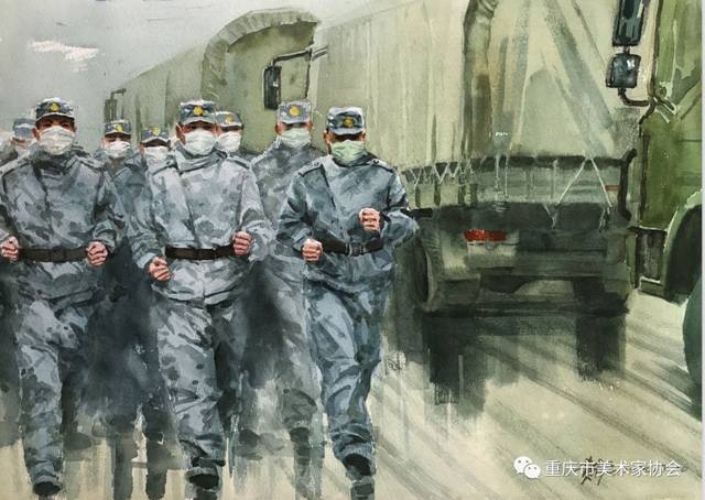 重庆艺术家抗疫作品选