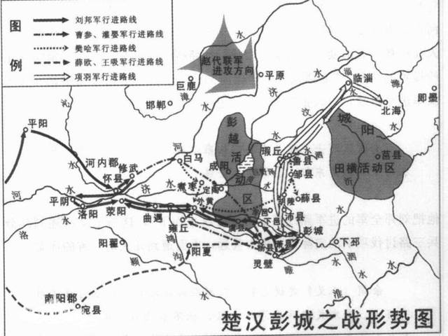 楚汉彭城之战,刘邦聚集六十万大军,为何会被项羽三万兵马打败?