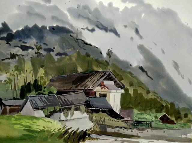 蒋才坤教授水粉画艺术作品赏析