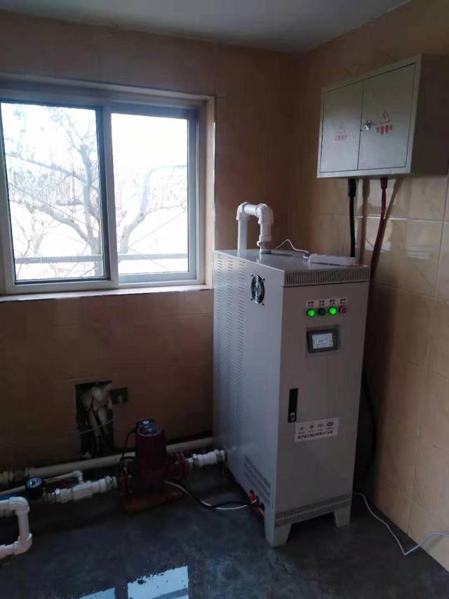 30kw电磁采暖炉供暖260平米别墅采暖