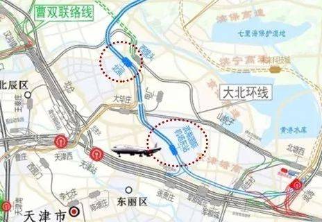 重磅最新规划京津新城至滨海新区铁路联络线设未来科技城站