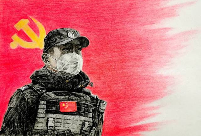 【疫情当前警察不退】公安美术家在行动(三)