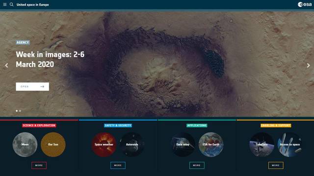 european space agency 这是esa欧空局的网站,你可以结合nasa来看.