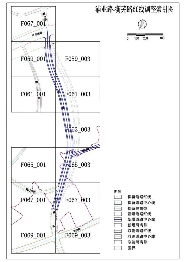 连接浦东和闵行的这条道路红线调整,长度约2.5公里