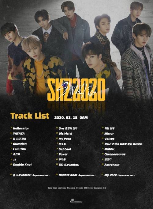 straykidslogo,straykidsfelix stray kids3月18日在韩国和日本同步推出精选辑《skz2020》