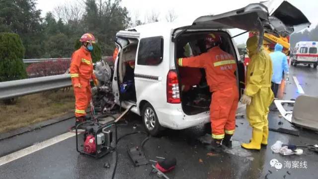 四人不幸死亡,全州往灌阳方向高速路突发悲剧,现场图片让人心碎.