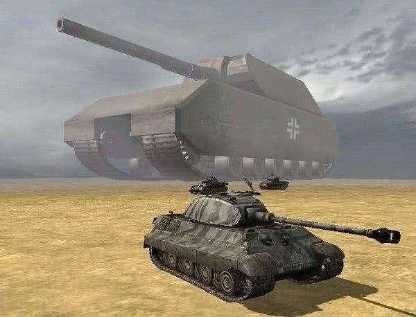 世界上最大的坦克p1000"巨鼠"式超重型坦克