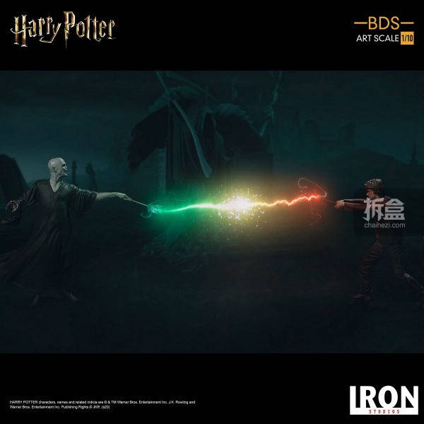 iron studios《哈利波特》哈利波特/伏地魔 1:10雕像