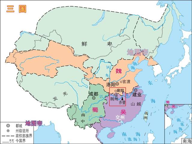 孙权为何重视交州?看地图就明白了.
