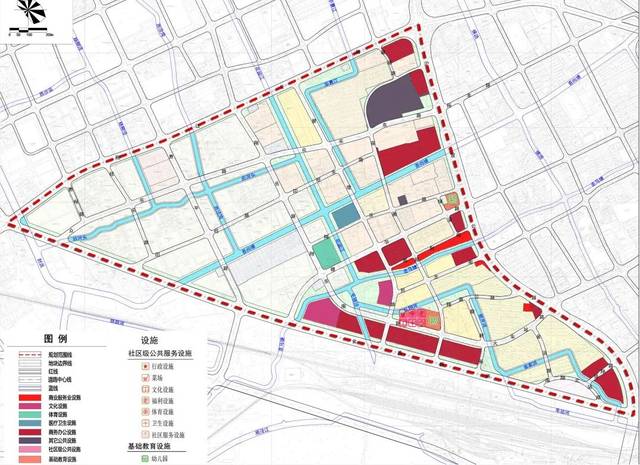 嘉定南翔镇永乐片区单元控规公示规划形成一心三轴四区