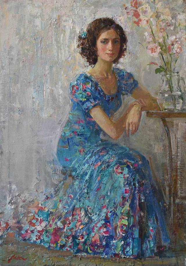 超美的具象油画色彩,俄罗斯青年女画家anastasiya matveeva