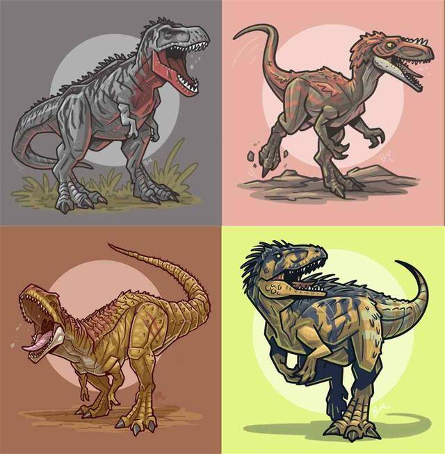 原创《侏罗纪世界》系列新恐龙造型曝光,似鳄龙登场,还有风神翼龙