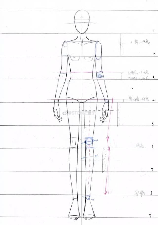 全新-160个服装人体动态【线稿】素材分享(独家珍藏版)