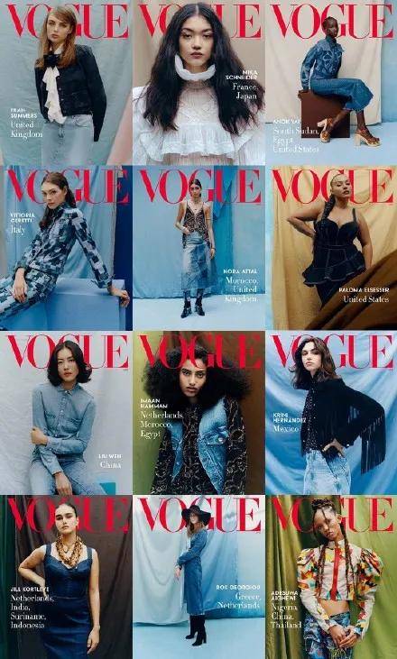 前几天格主看到微博公布说,刘雯作为中国超模代表登上了vogue us 四