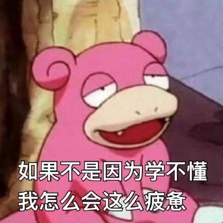 如果不是因为学不懂,我怎么会这么疲惫?