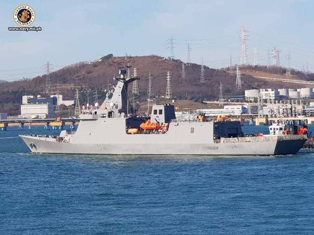 韩国向菲律宾出口的黎刹级新型护卫舰