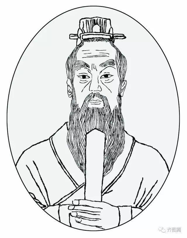 齐姓图腾指吐穗后的麦禾上部排列整齐的形状.