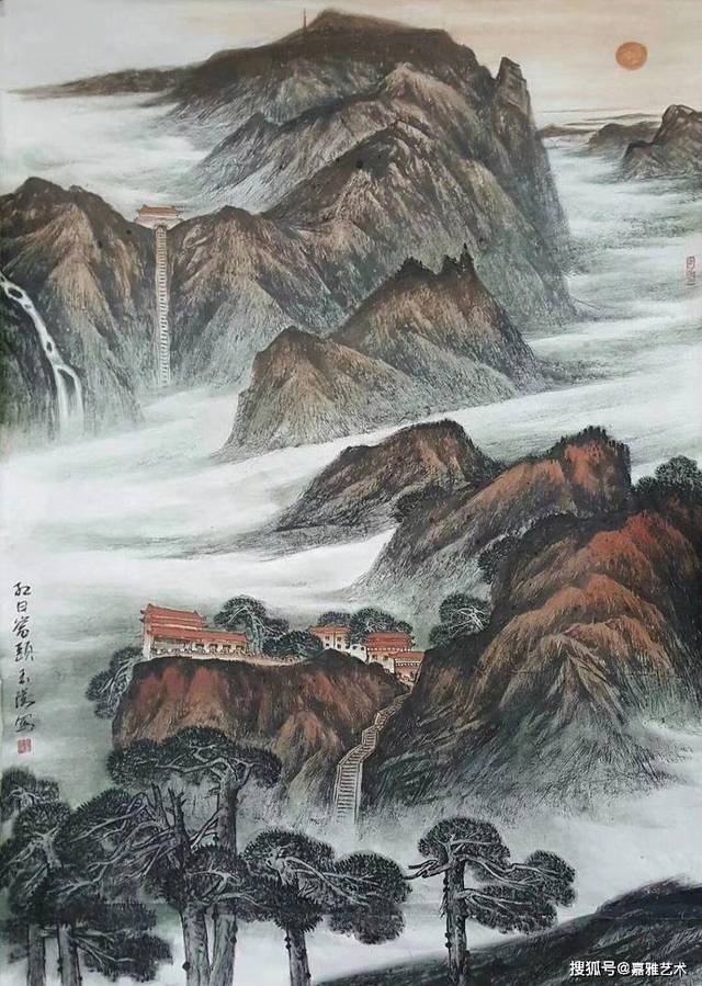 《我与山水画—著名画家刘玉璞作品赏析