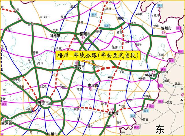 广西13个高速公路新建项目开工!看看哪条路经过你家乡?