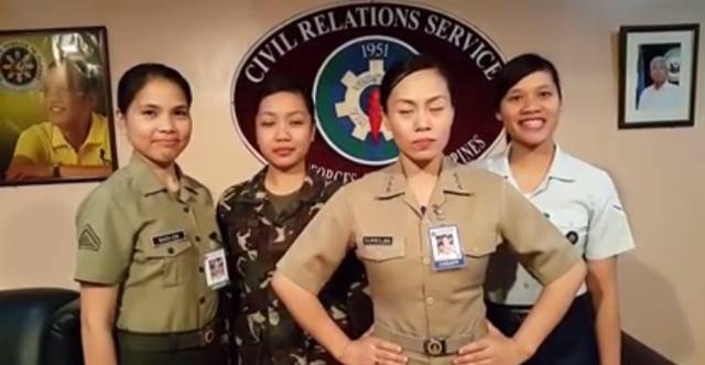 菲律宾女兵,老杜平叛的重要力量.